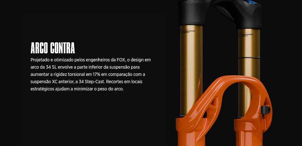 Suspensão de Bicicleta Fox 34 Float SL Kashima 29 120mm - Bike Point